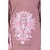 Irani kaftan with embroidery - Puce Pink Irani kaftan with embroidery - Puce Pink